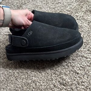 UGG Women’s Black Goldenstar Clog Shoes